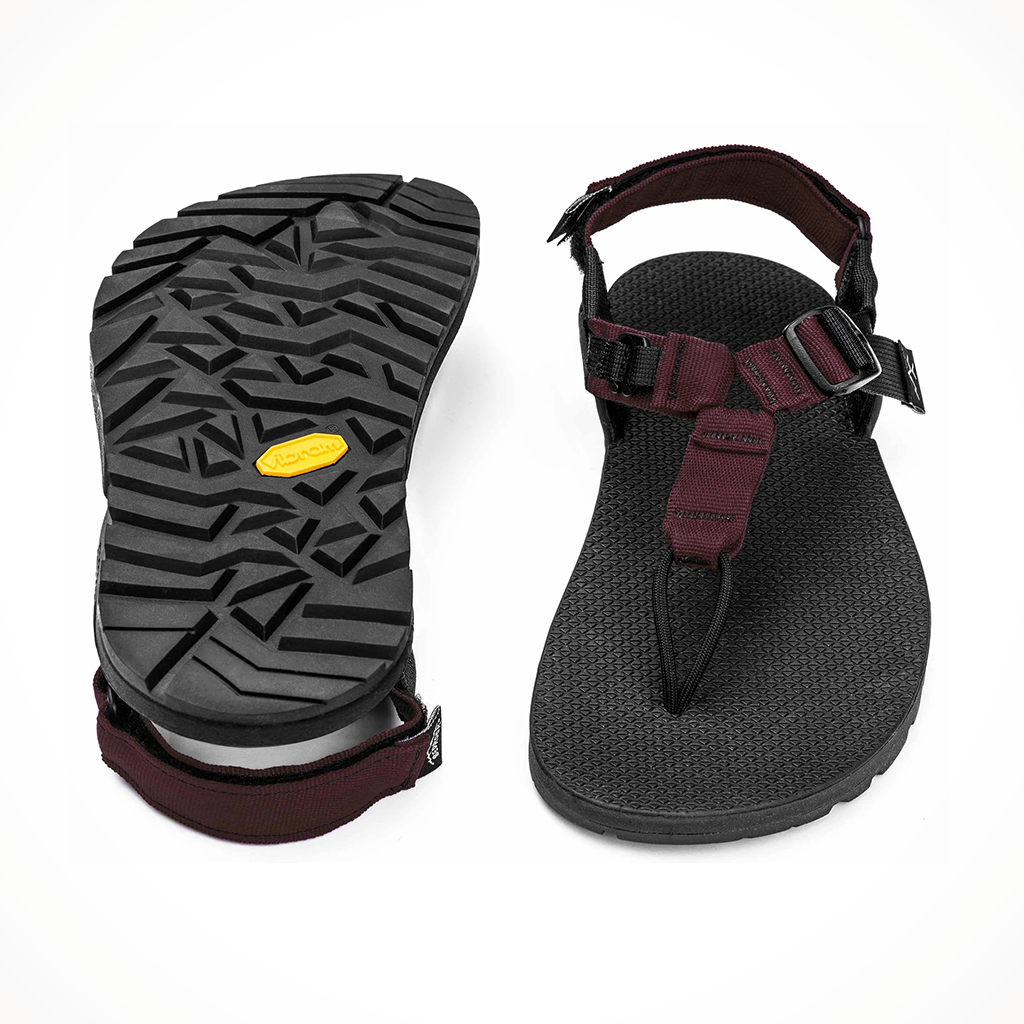 Product image: Footwear Unisex Bedrock Sandals Cairn Adventure Sandals Burgundy.