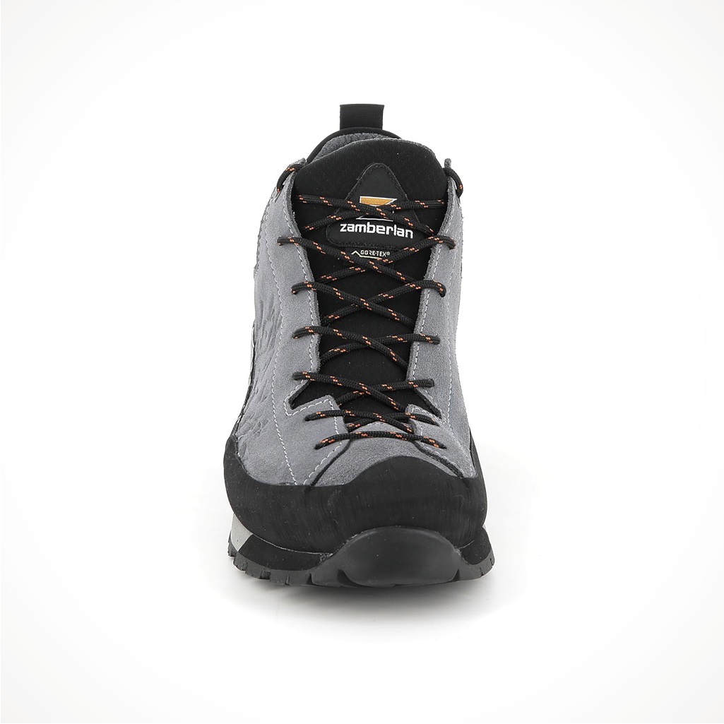 Product image: Footwear Zamberlan Mens Salathe GTX RR Dark Grey, shown from the front.