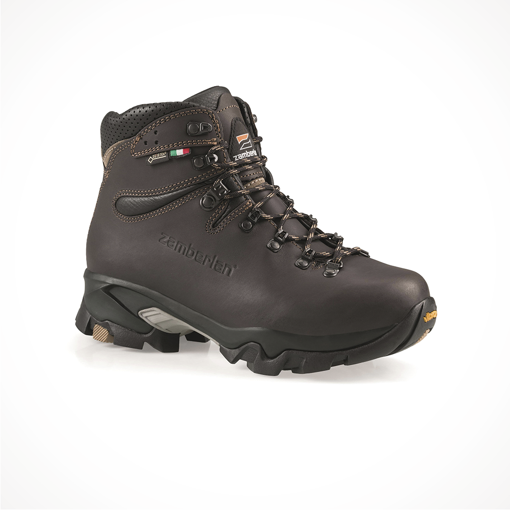 Product image: Footwear Zamberlan Mens VIOZ GTX Dark Brown, shown from a three-quarter angled view.