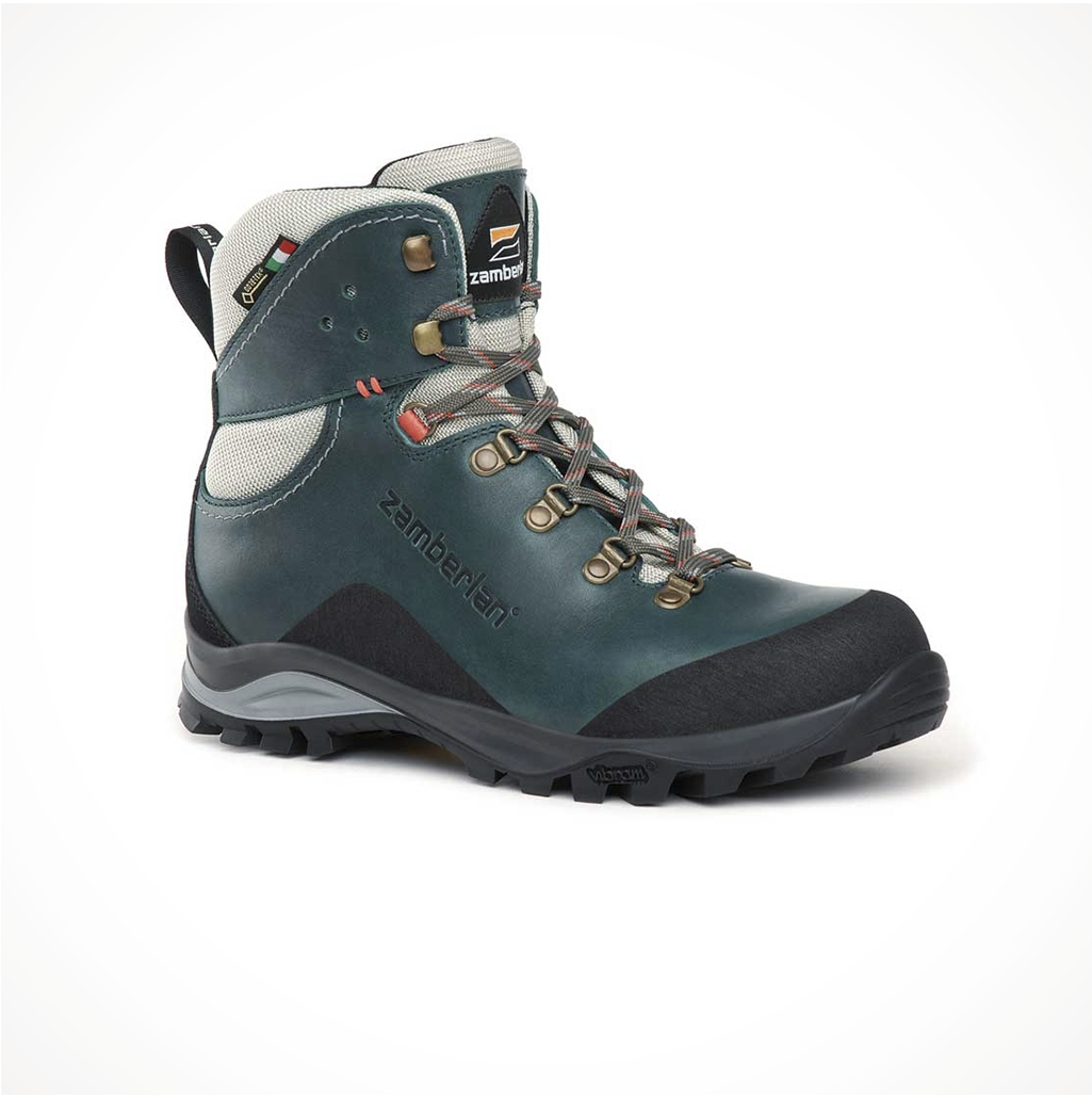 Product image: Footwear Zamberlan Womens Marie GTX RR Waxed Peacock, shown from a three-quarter angled view.