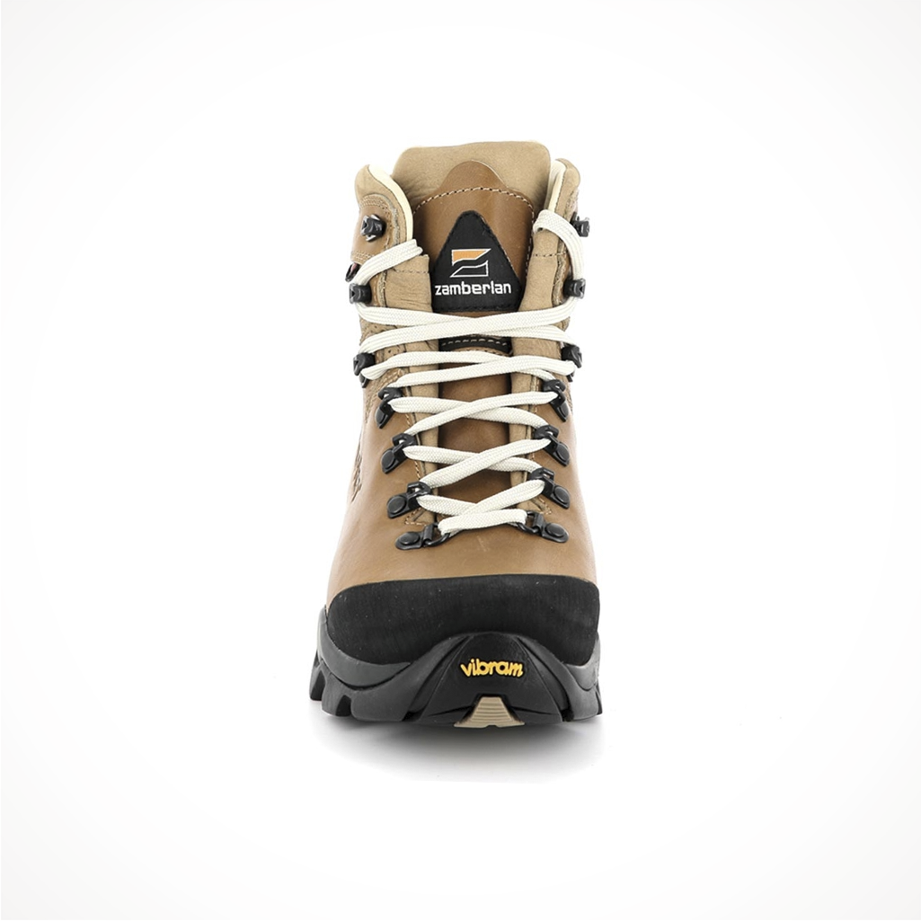 Product image: Footwear Zamberlan Womens Vioz Lux GTX RR Waxed Camel, shown from the front.