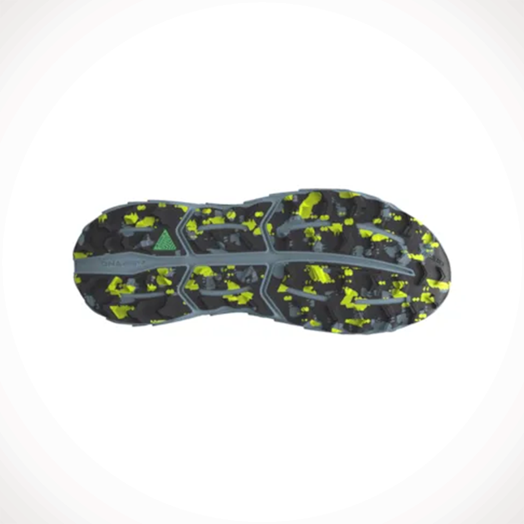Product image: Ghost Cascadia 18 Citadel Ebony Lime Mens 2025, showing the bottom view.