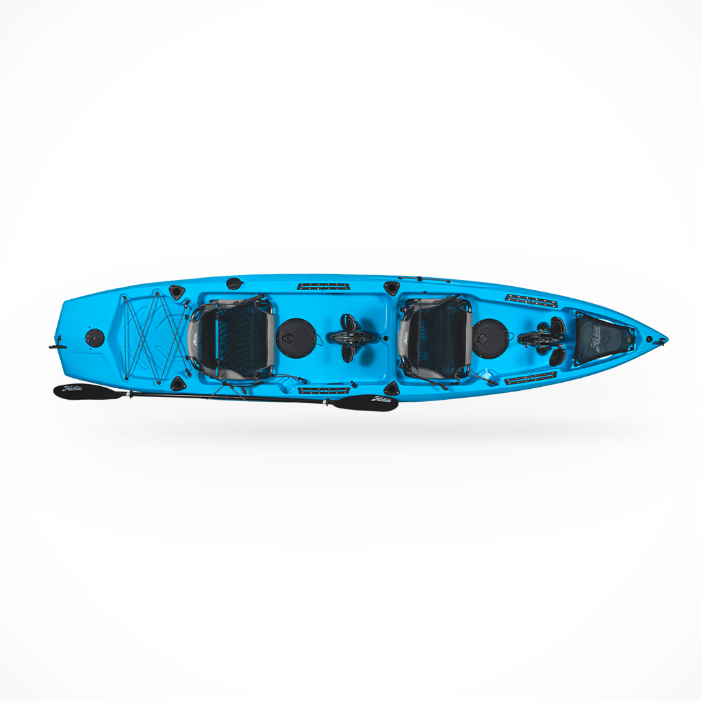 Product image: Hobie Mirage Compass Duo 2025 Glacier Blue, shown from above.