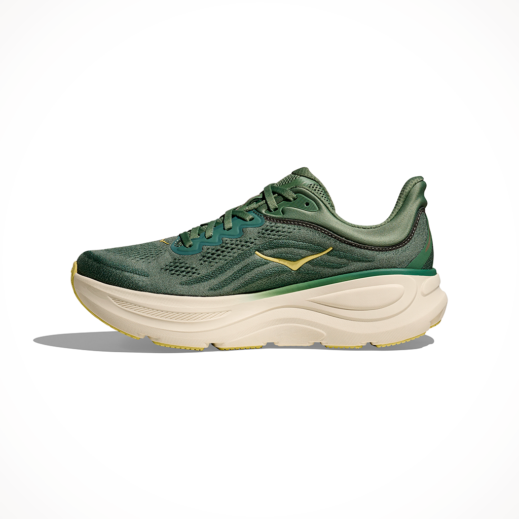 Product image: Hoka Bondi 9 Succulent Fern Mens 2025, shown from the left side profile.