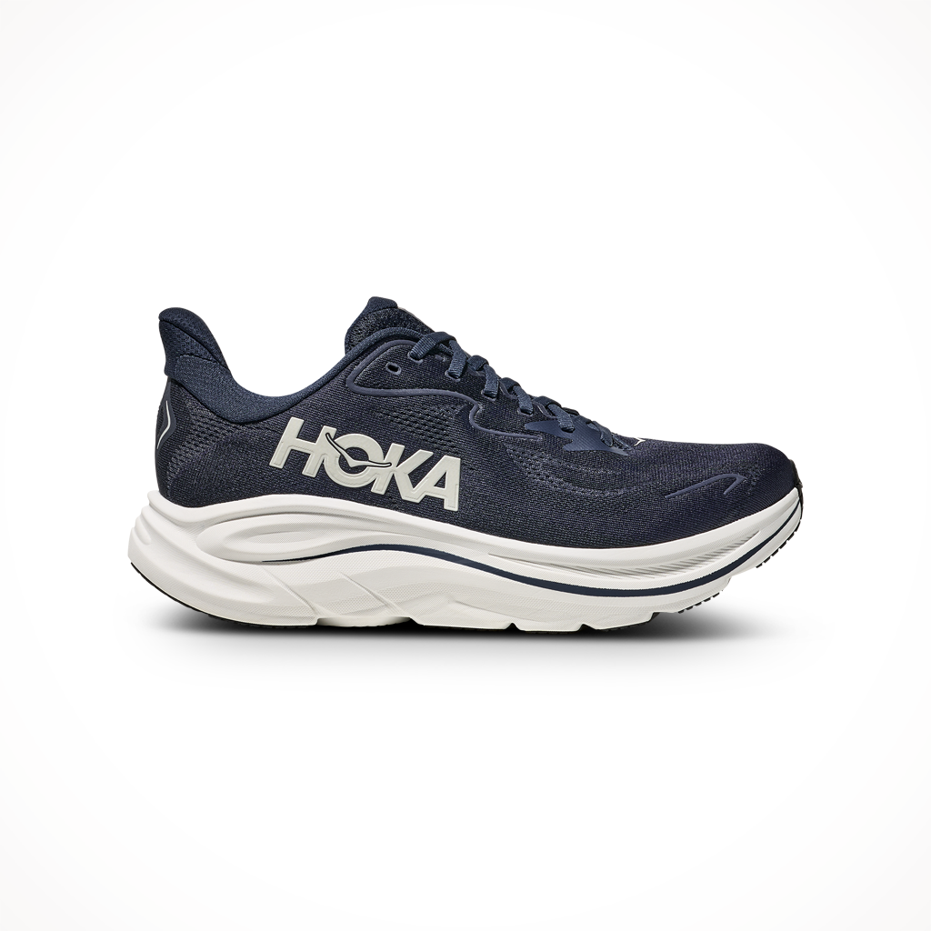 Product image: Hoka Clifton 10 Navy W Hite Mens 2025, shown in primary marketing view.