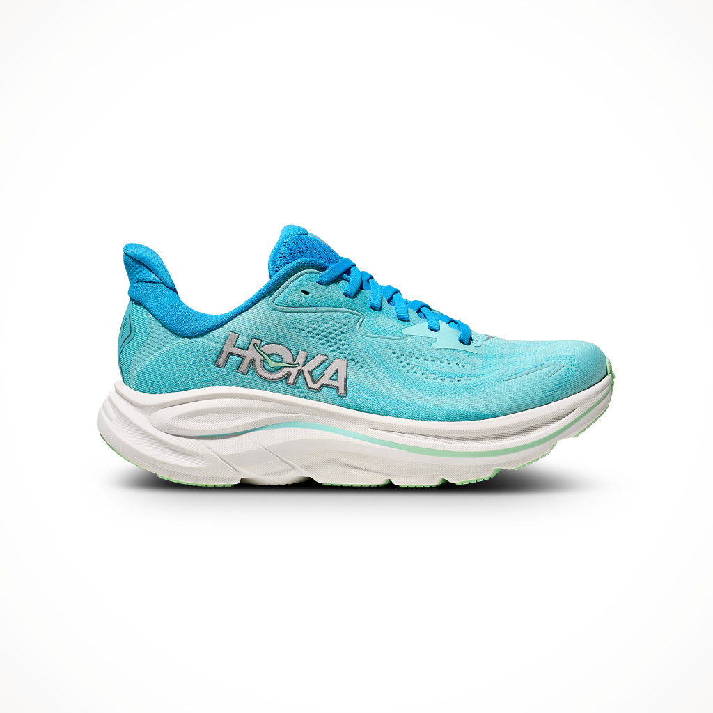 Product image: Hoka Clifton 10 Skyward Blue Cielo Blue Womens 2025, shown in primary marketing view.