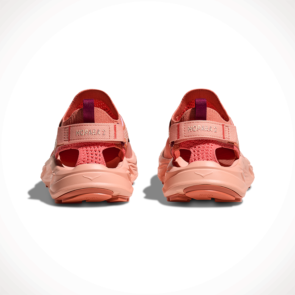 Product image: Hoka Hopara 2 Dry Clay feldspar Womens 2025, shown from the back.