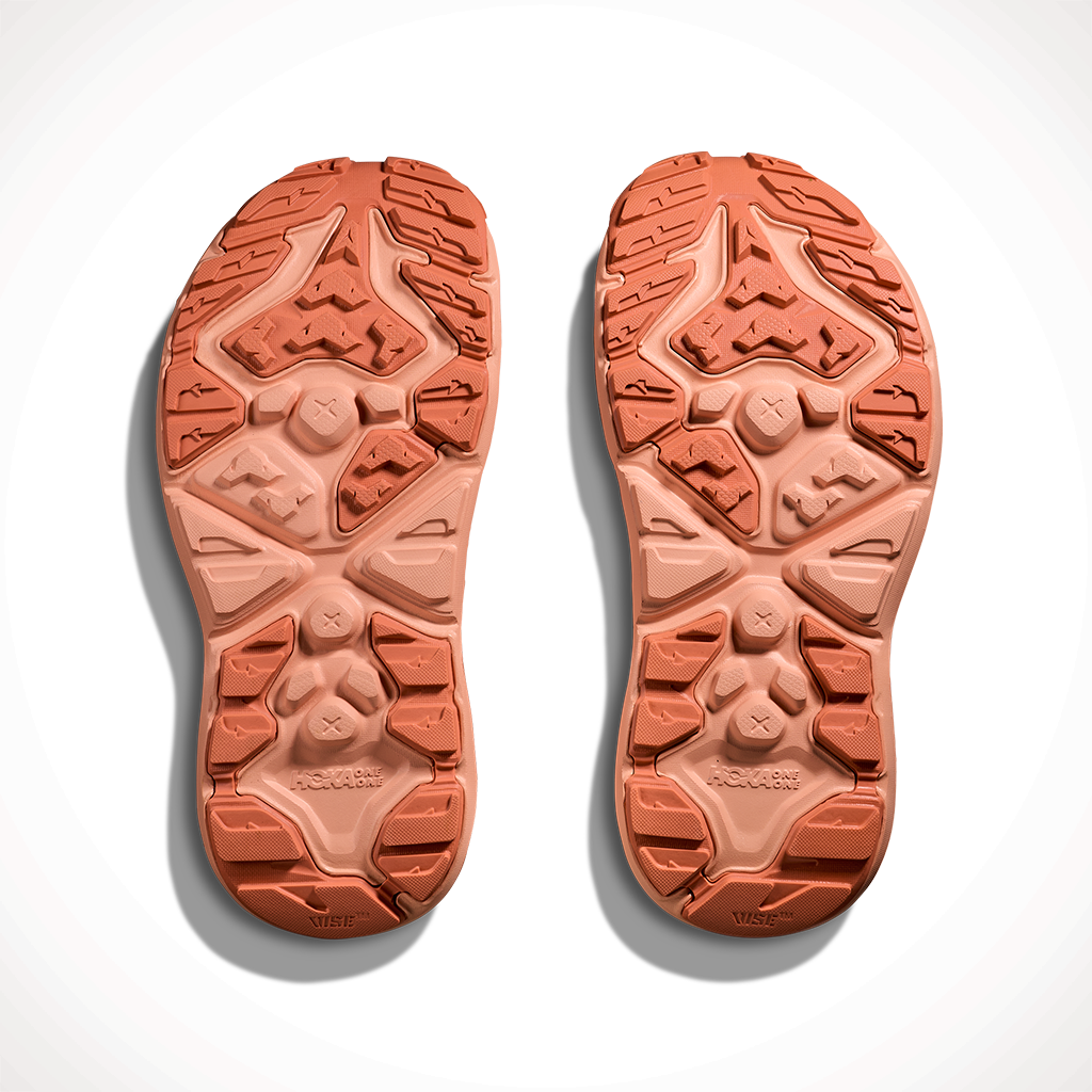 Product image: Hoka Hopara 2 Dry Clay feldspar Womens 2025, showing the bottom view.