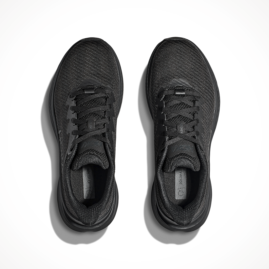 Product image: Hoka Solimar Black Mens 2024, shown from above.