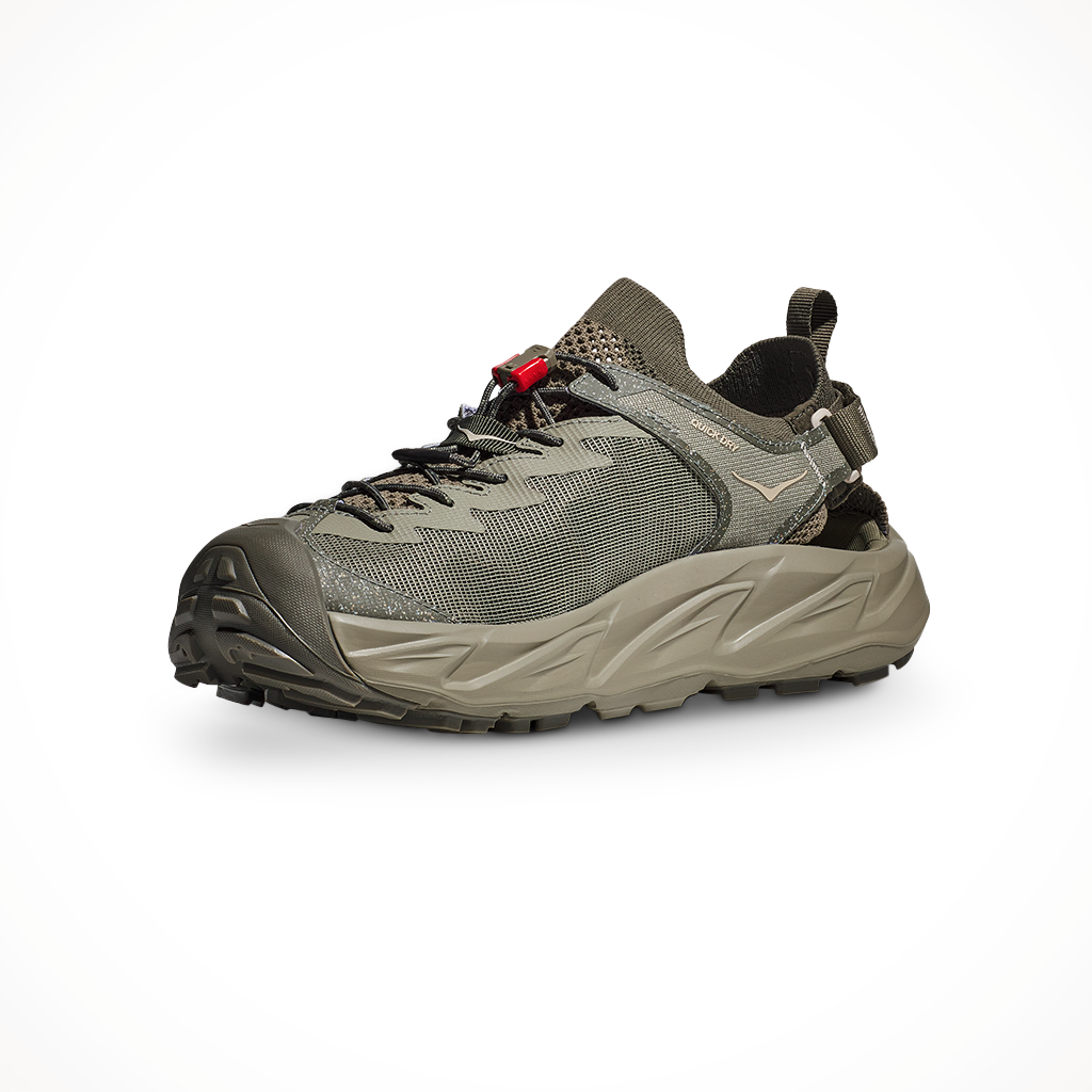 Product image: Hoka Mens Hopara2Barley Oat Milk Iso, shown from the left side profile.