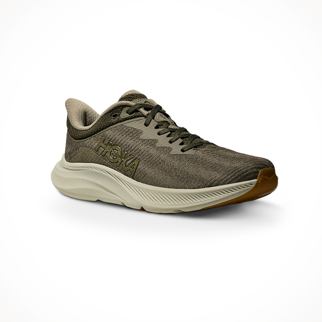 Product image: Hoka Mens Solimar Slate Forest Cover, shown from a three-quarter angled view.