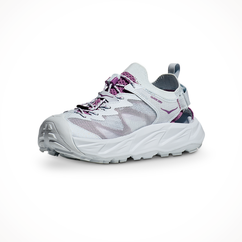 Product image: Hoka Womens Hopara2Illusion Amethyst Iso, shown from the left side profile.