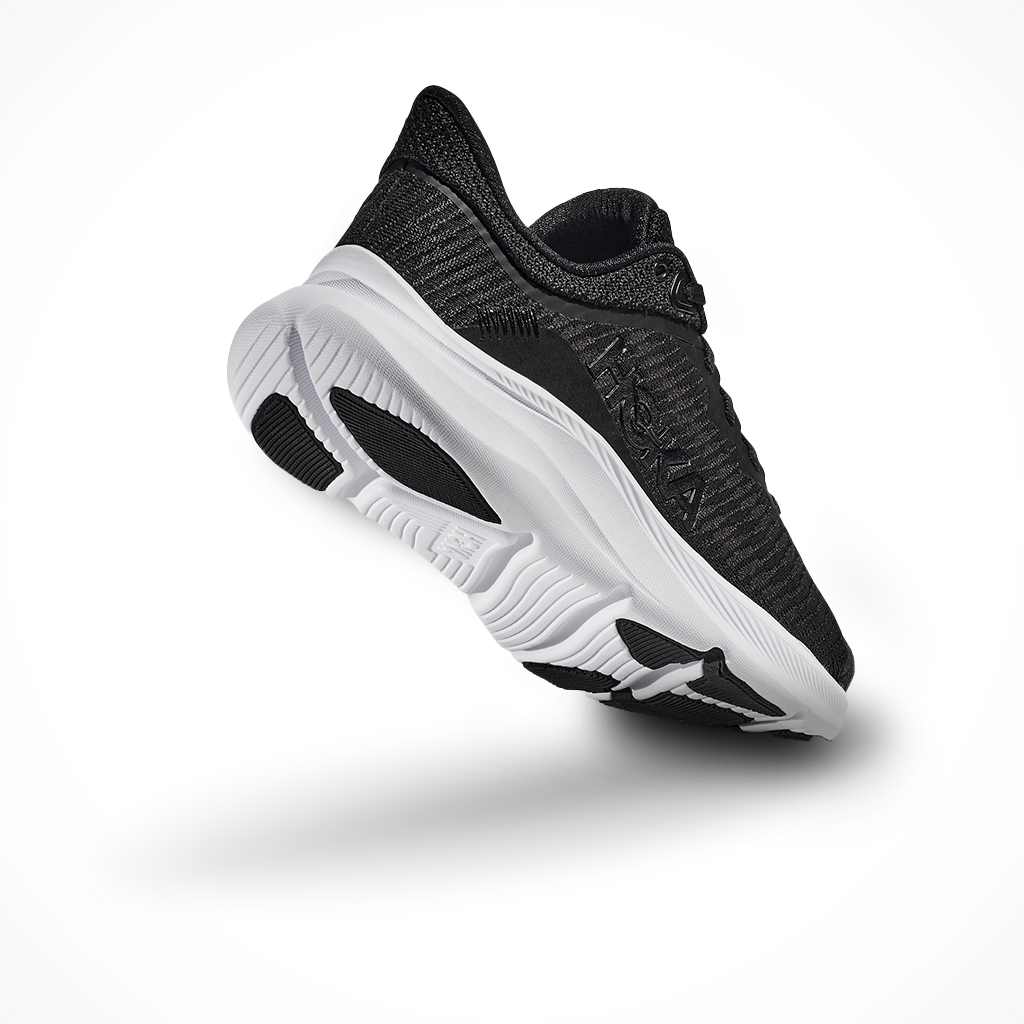 Product image: Hoka Womens Solimar Black White Tilt.