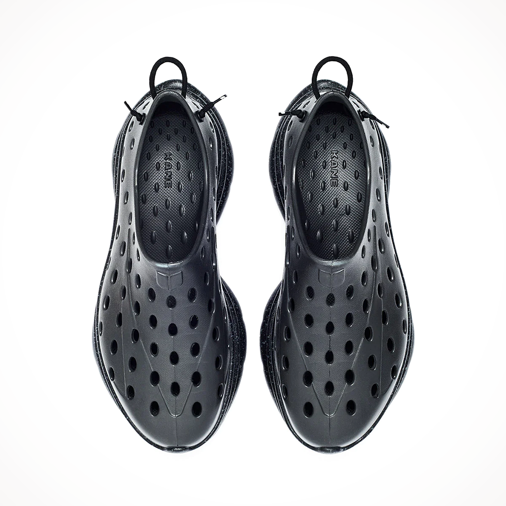 Product image: Kane Revive Charcoal Black Speckle Unisex 2025, shown from above.