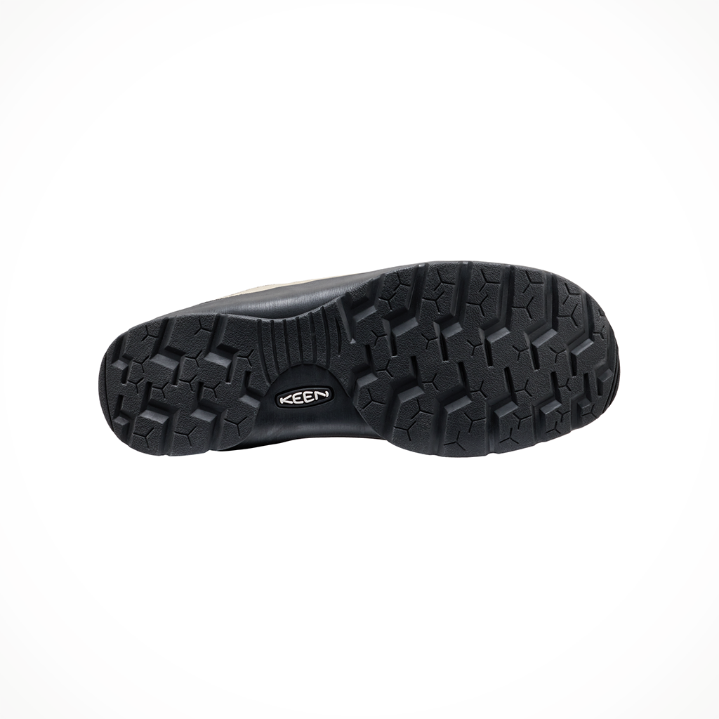 Product image: Keen Jasper Brindle lily Pad mens 2026, showing the bottom view.