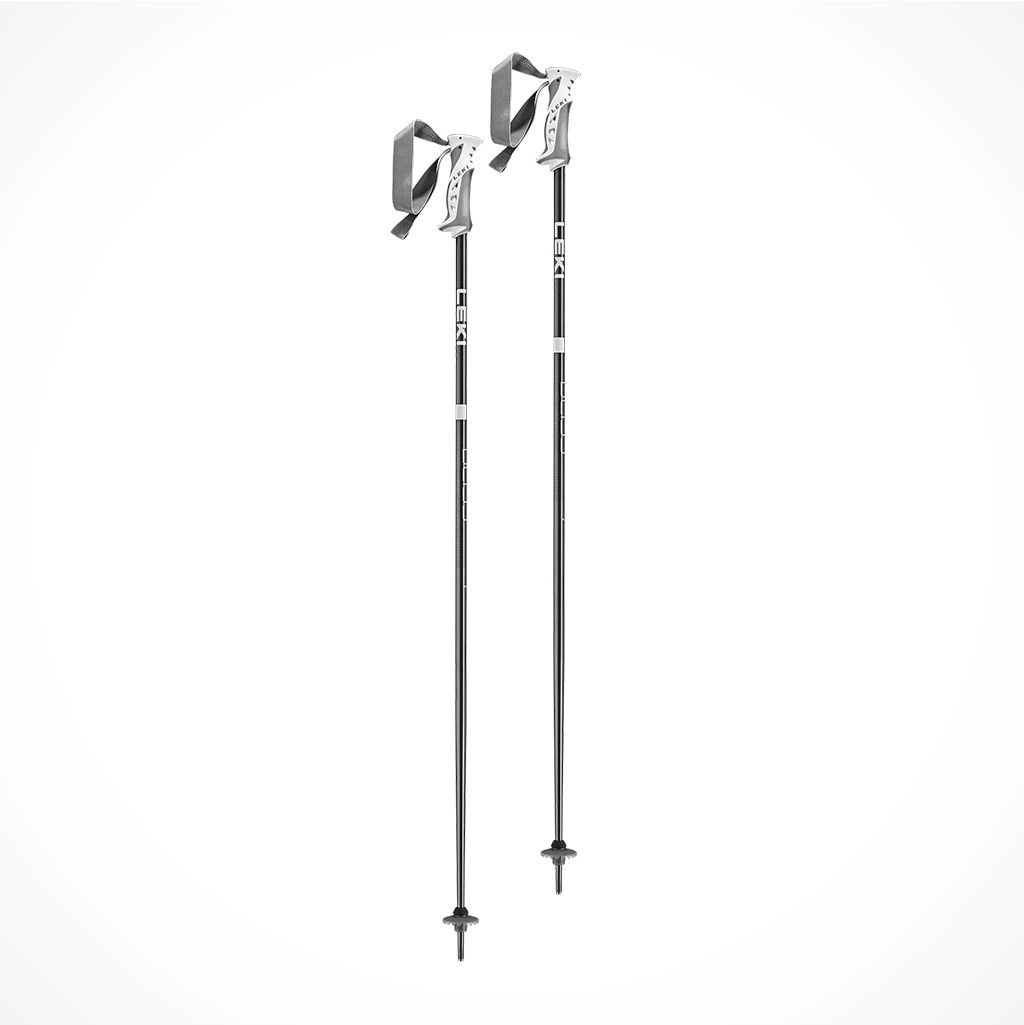 Product image: Leki Bliss Womens Ski Poles 2024 Steel Anthracite White Full.