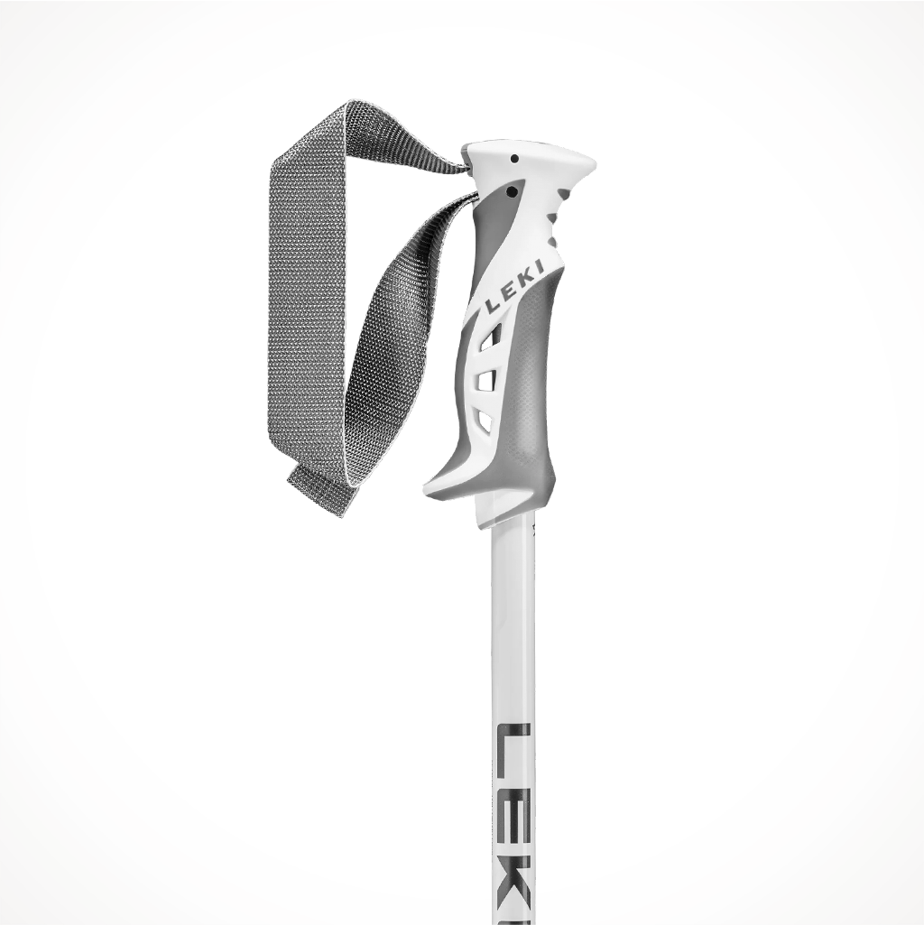 Product image: Leki Bliss Womens Ski Poles 2024 Steel White Rose Gold Grip.