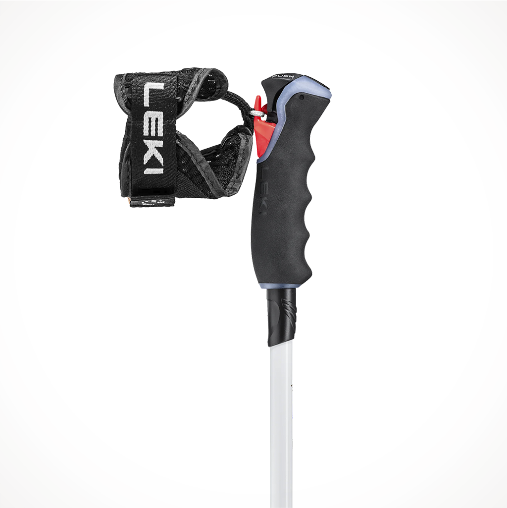 Product image: Leki Carbon 14 3D Womens Ski Poles 2024 Carbon White Gold Grip.