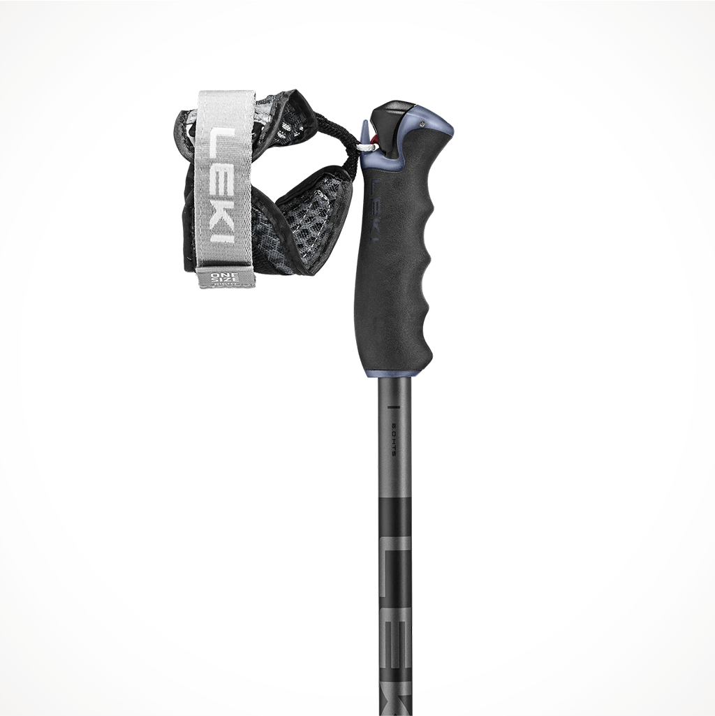 Product image: Leki Detect S Ski Poles 2024 Anthracite Black Grip.