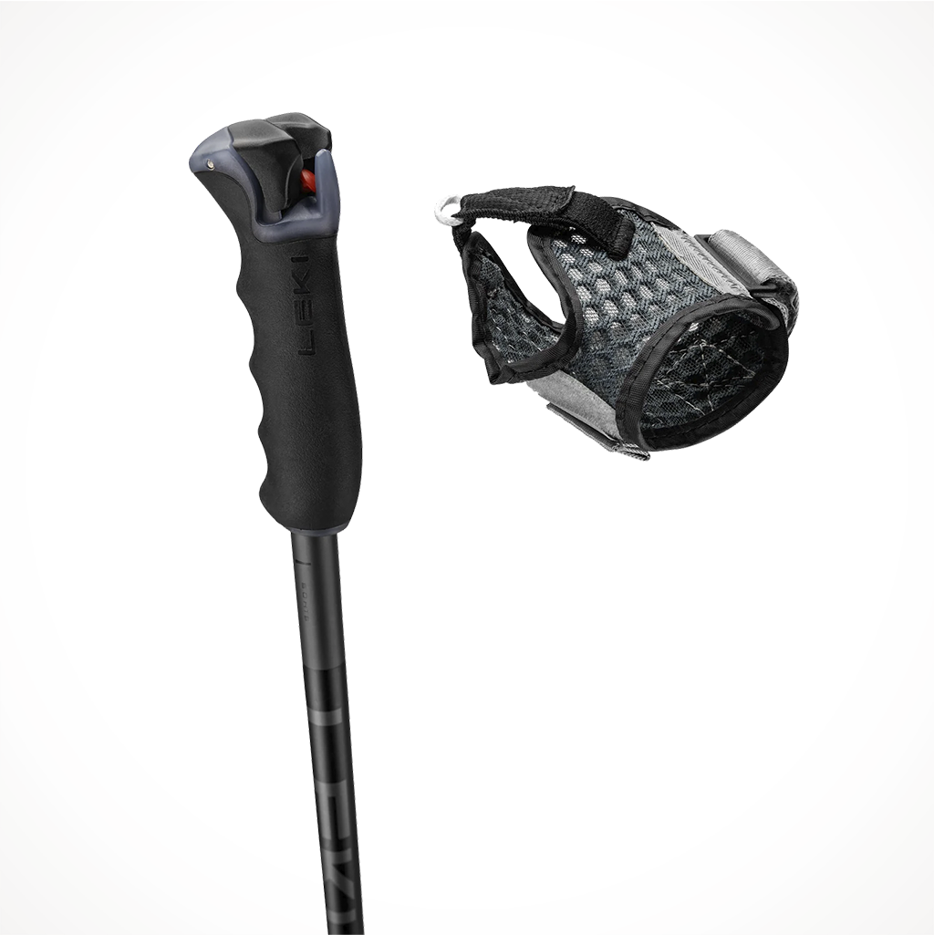 Product image: Leki Detect S Ski Poles 2024 Anthracite Black Grip 2.