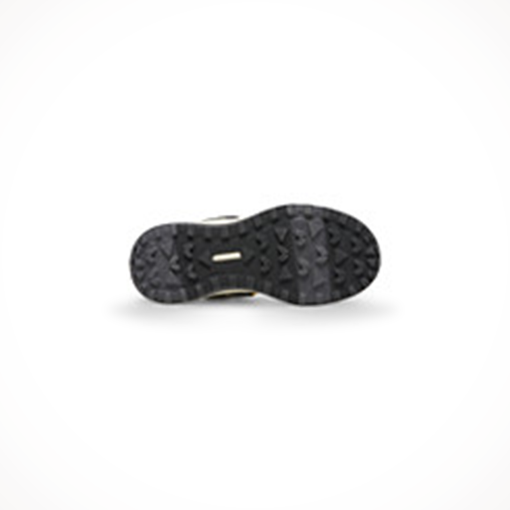Product image: Merrell Kids Nova3Grey Blue Gold, showing the outsole tread pattern.