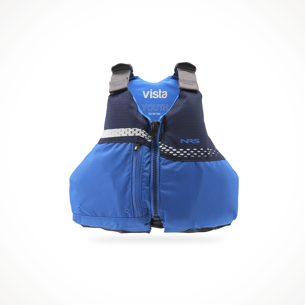 Product image: NRS Vista Youth PFD Blue.