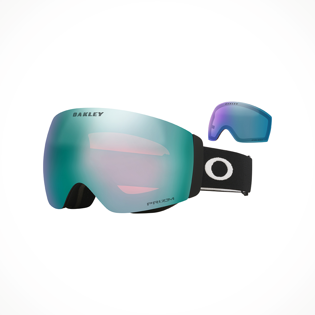 Product image: Oakely Flight Deck Pro M Matte Black Prizm Sapphire Prizm Iced alt1.