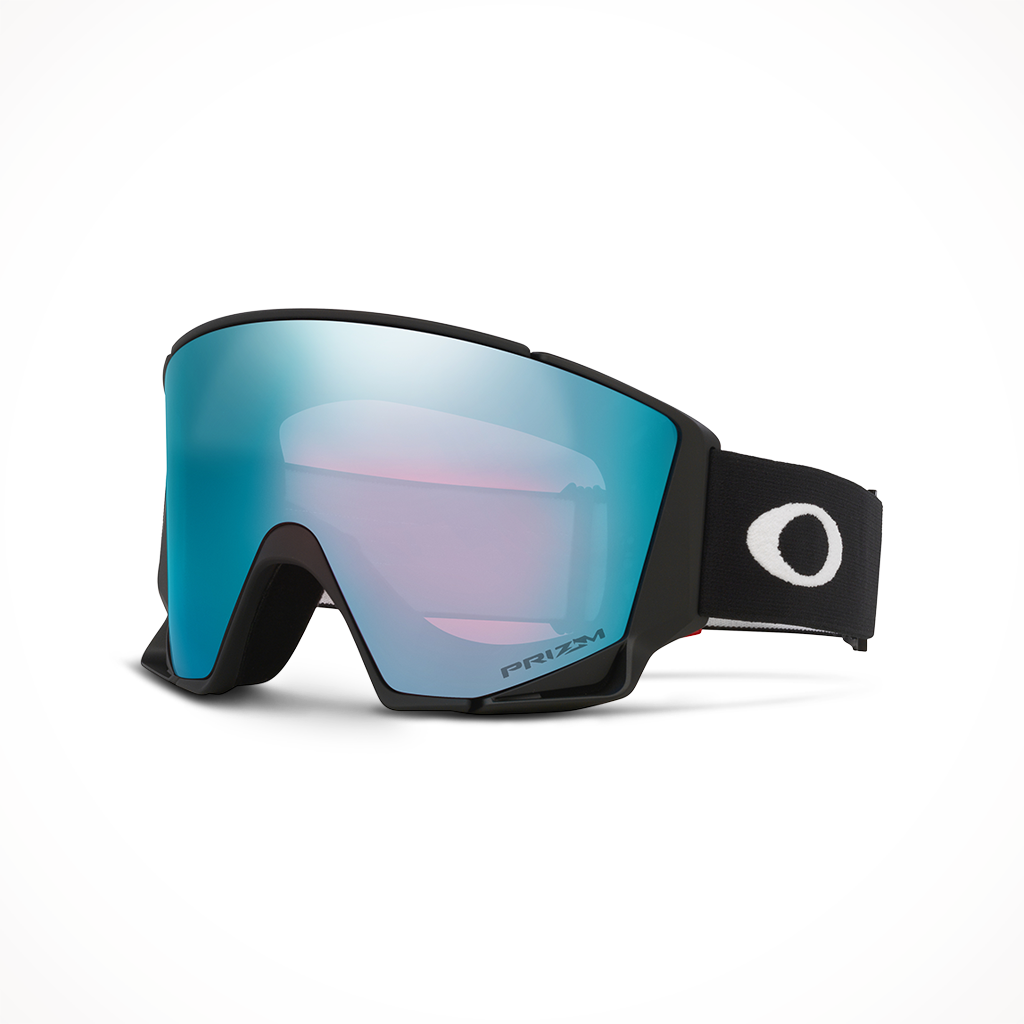 Product image: Oakley F Low Scape L Matte Black Prizm Sapphire, shown in primary marketing view.
