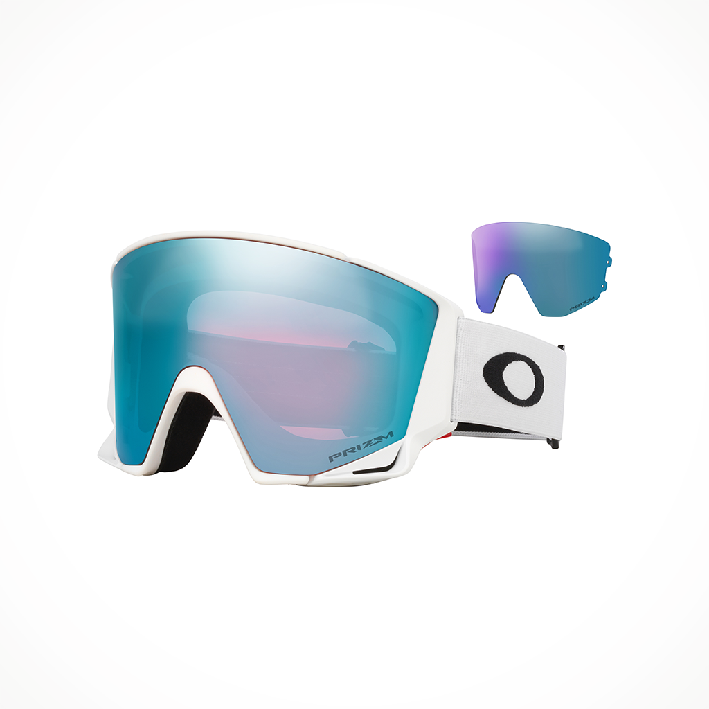 Product image: Oakley F Low Scape L Matte White Prizm Sapphire alt1.