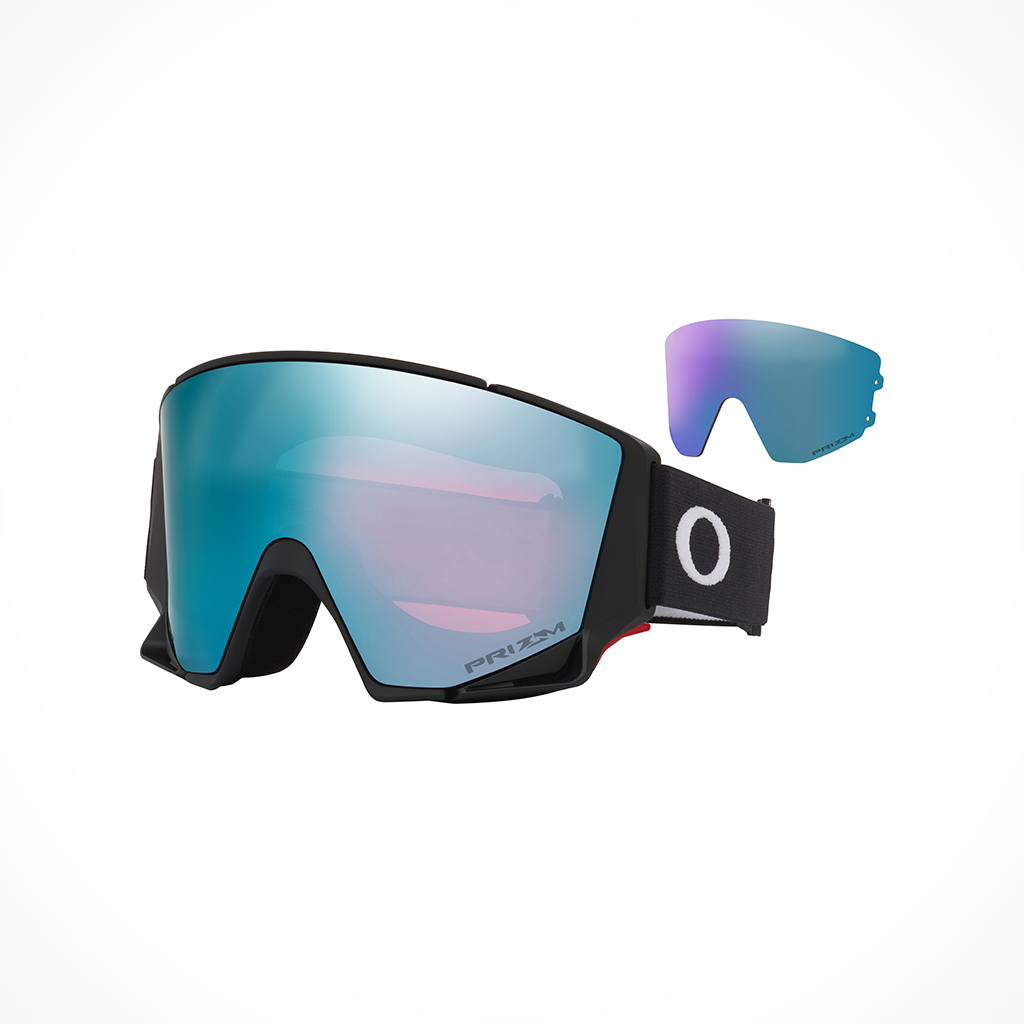 Product image: Oakley F Low Scape M Matte Black Prizm Sapphire Alt1.