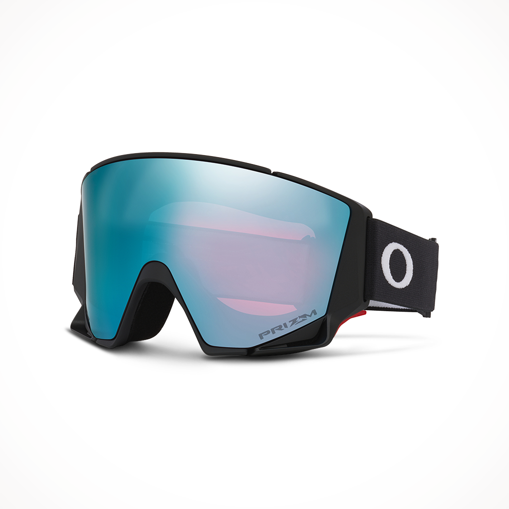 Product image: Oakley F Low Scape M Matte Black Prizm Sapphire, shown in primary marketing view.