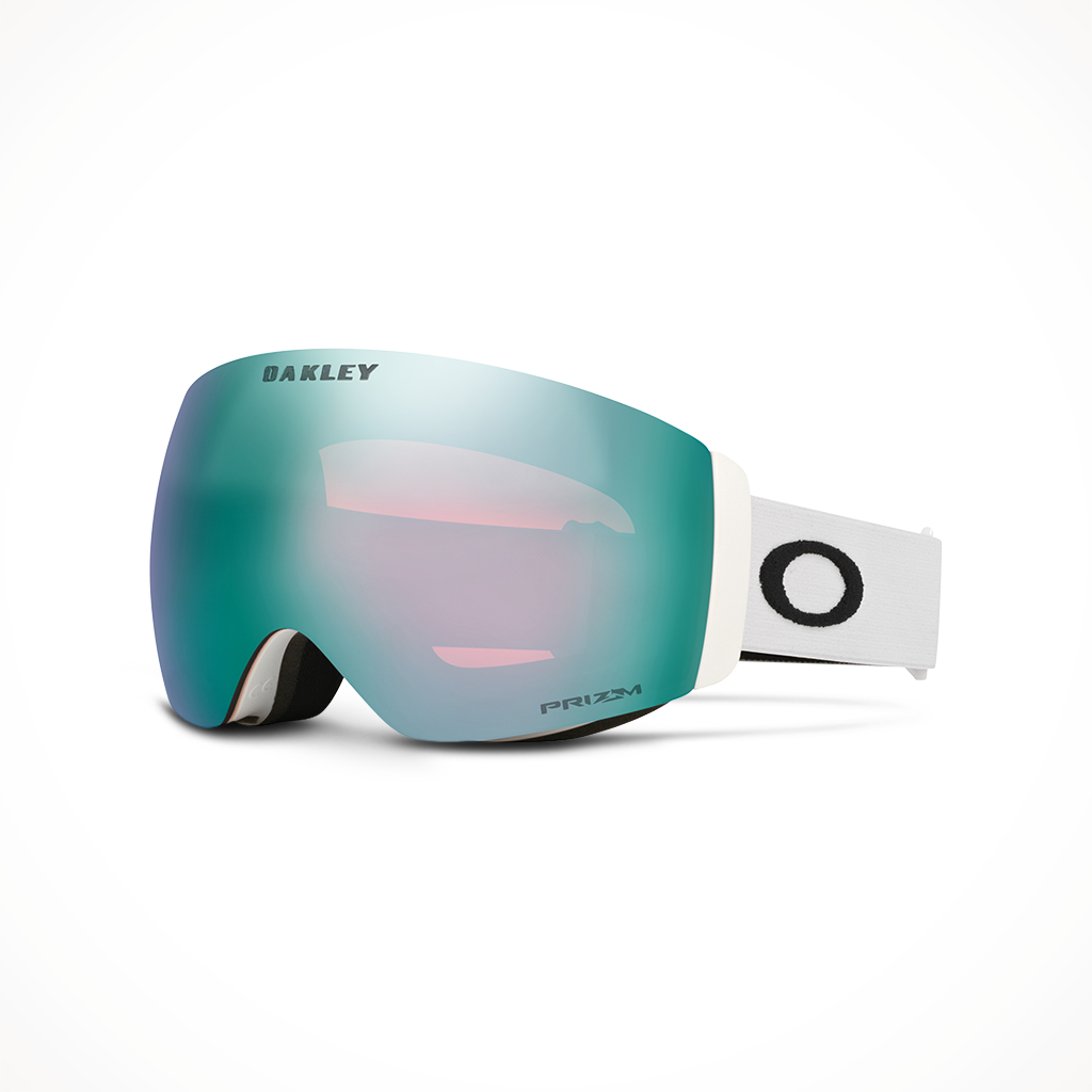 Product image: Oakley Flight Deck Pro M Matte White Prizm Sapphire Prizm Sage Go, shown in primary marketing view.