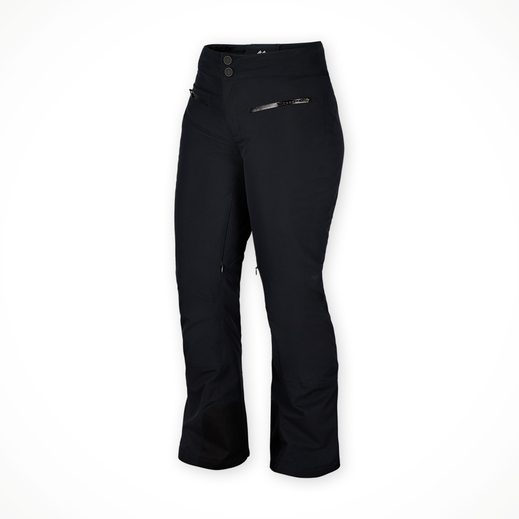 Product image: Obermeyer Curvy Bliss Pant Blk Womens 2025, shown from a three-quarter angled view.