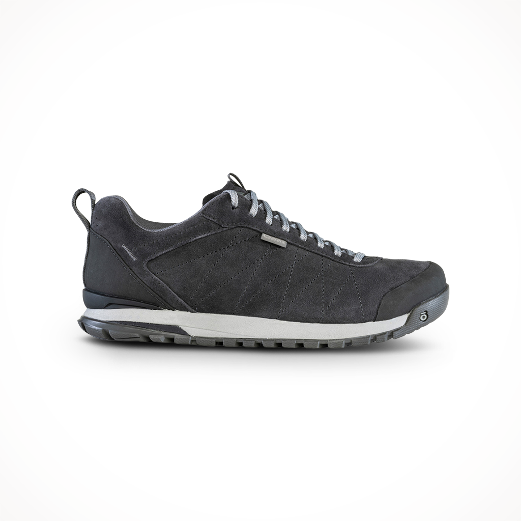 Product image: Oboz Bozeman low Leather black sea mens 2025, shown in primary marketing view.