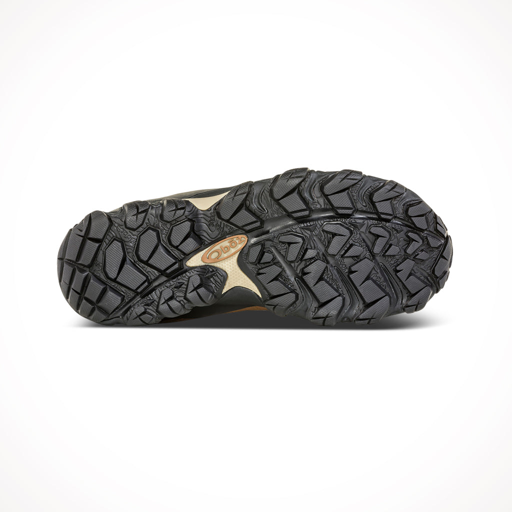 Product image: Oboz Womens Bridger 7 Insulated B dry Boots Chipmunk, showing the outsole tread pattern.
