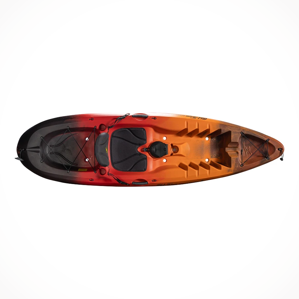 Product image: Ocean Kayak Malibu 9 5 2025 Lava, shown from above.