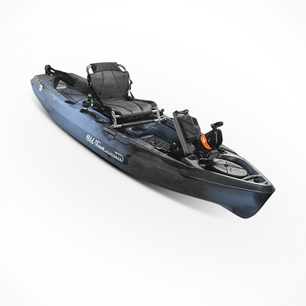 Product image: Old Town Sportsman PDL 106 Steel Blue 2026, shown from a three-quarter angled view.
