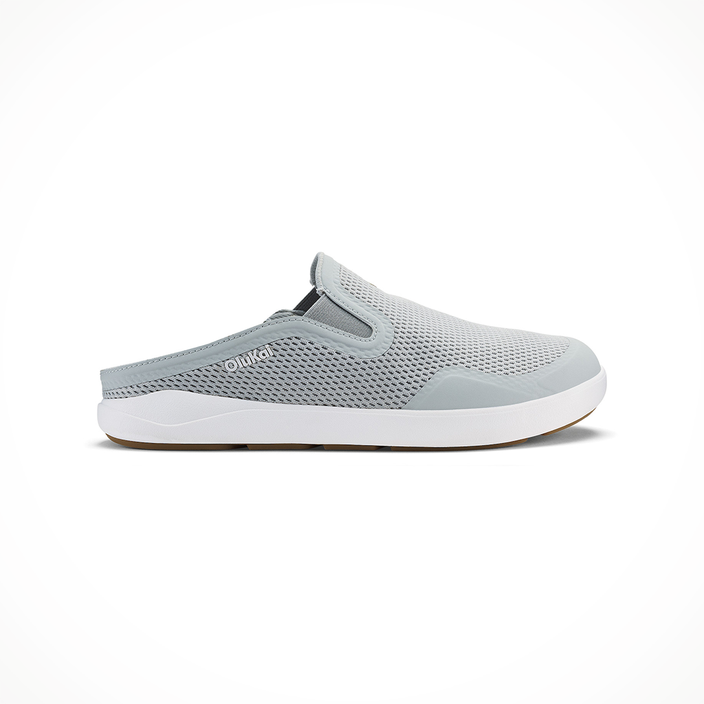 Product image: Olukai Moku Slip On C Loud Grey Ash Mens 2026 Slide.