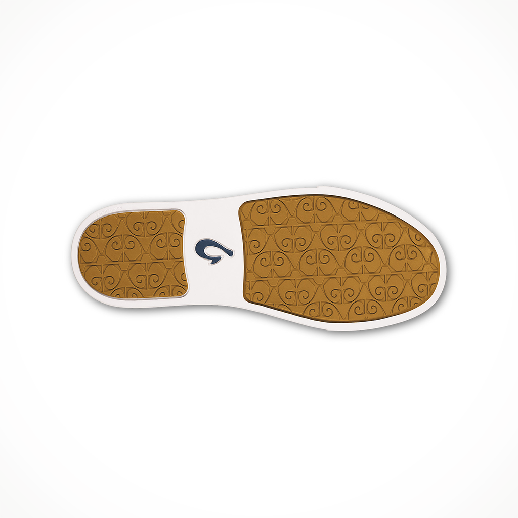 Product image: Olukai Pehuea Taupe Grey Womens 2026, showing the bottom view.