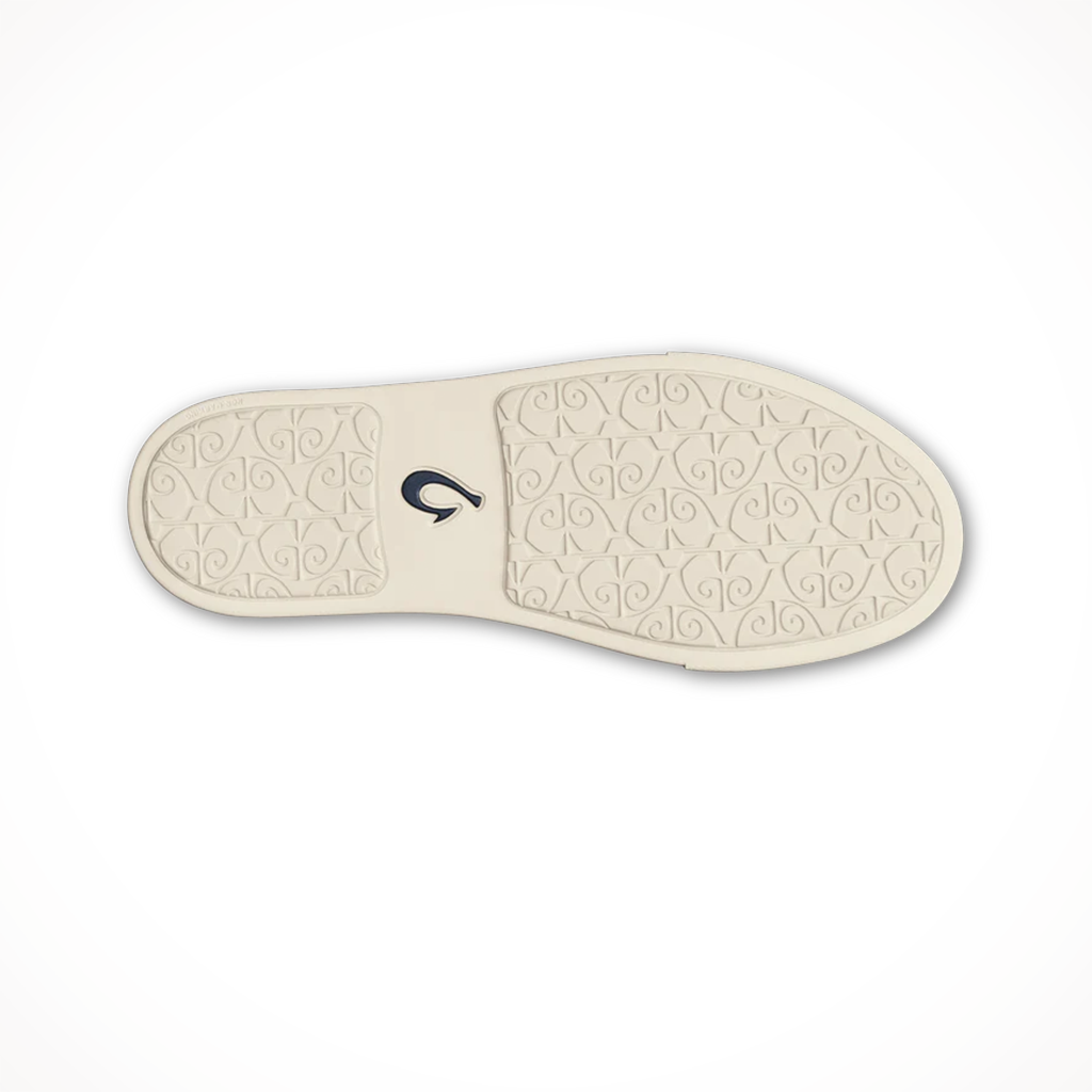 Product image: Olukai Womens Pehuea Puka White, showing the outsole tread pattern.