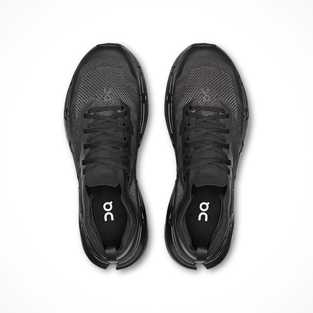 Product image: On Cloudsoma Black mens 2026, shown from above.
