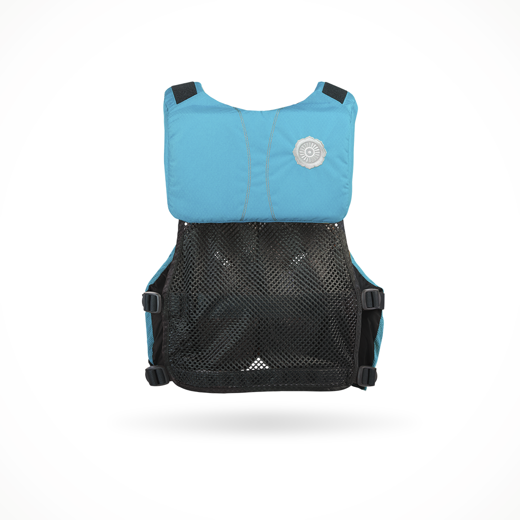 Product image: Paddling Astral PF Ds EV Eight Water Blue, shown from the back.