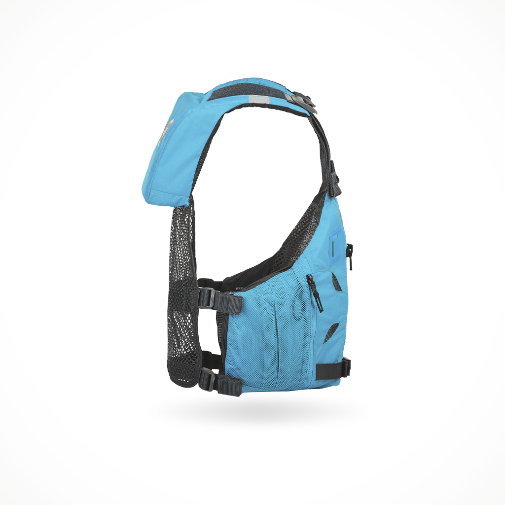 Product image: Paddling Astral PF Ds EV Eight Water Blue, side profile view.