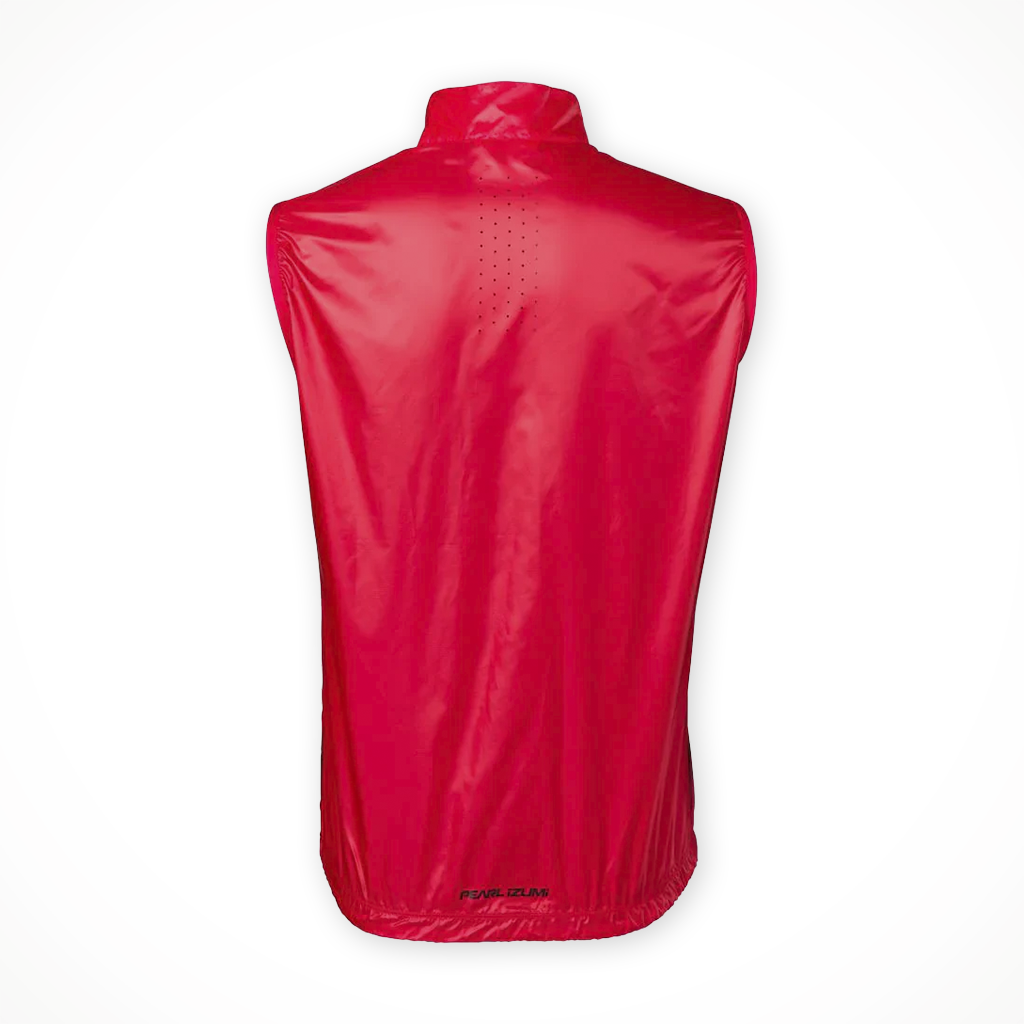 Product image: Pearl Izumi Attack Barr Vest Goji Berry Mens 2026, shown from the back.