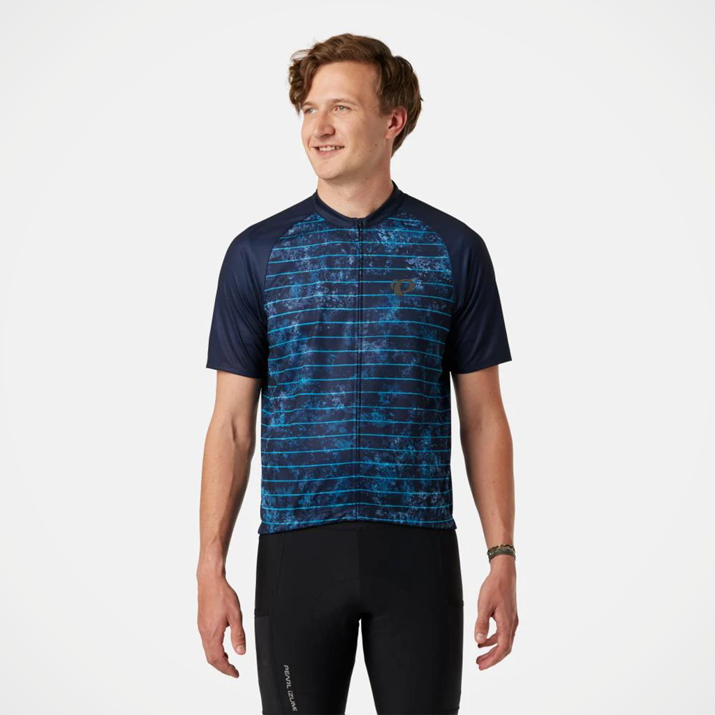 Product image: Pearl Izumi Classic Jersey Blue Buzz Dark Navy Diffuse Mens 2026 alt1.