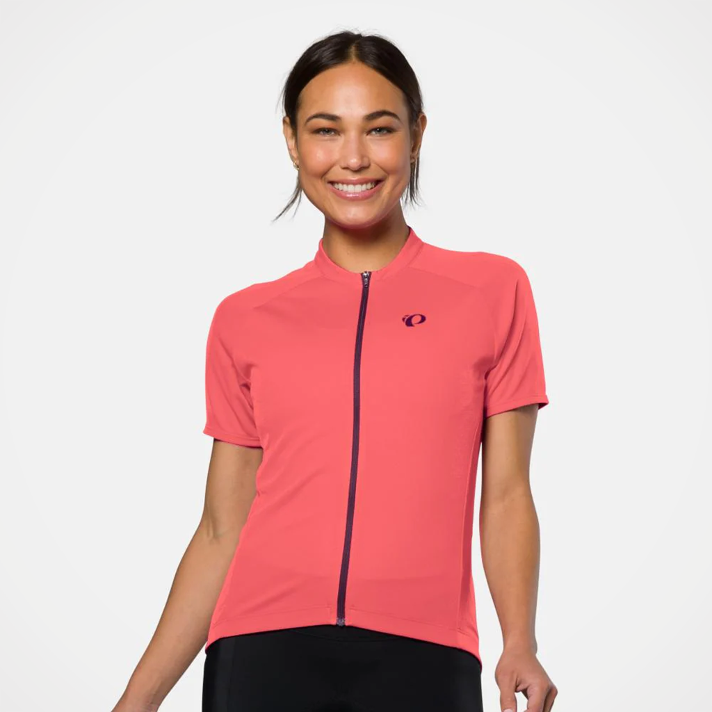 Product image: Pearl Izumi Quest SS jersey Fiery Coral wommens 2026 Alt1.