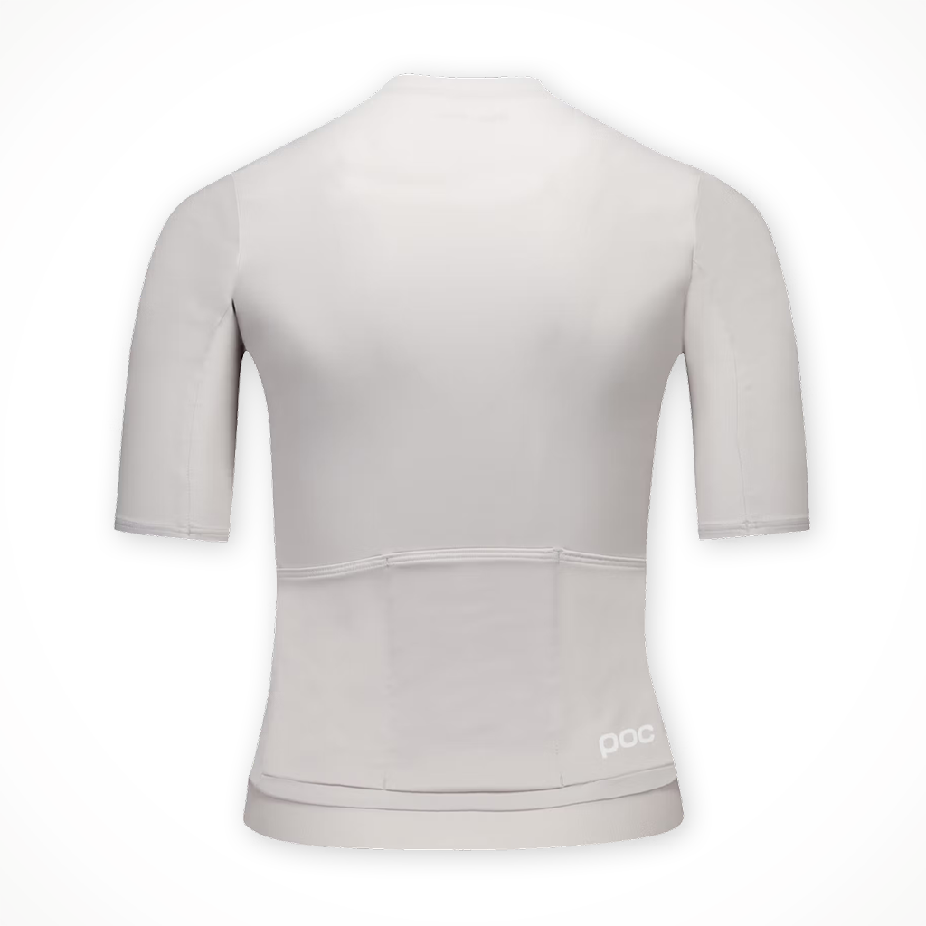 Product image: Poc Cadence Jersey granite Grey womens 2026, shown from the back.