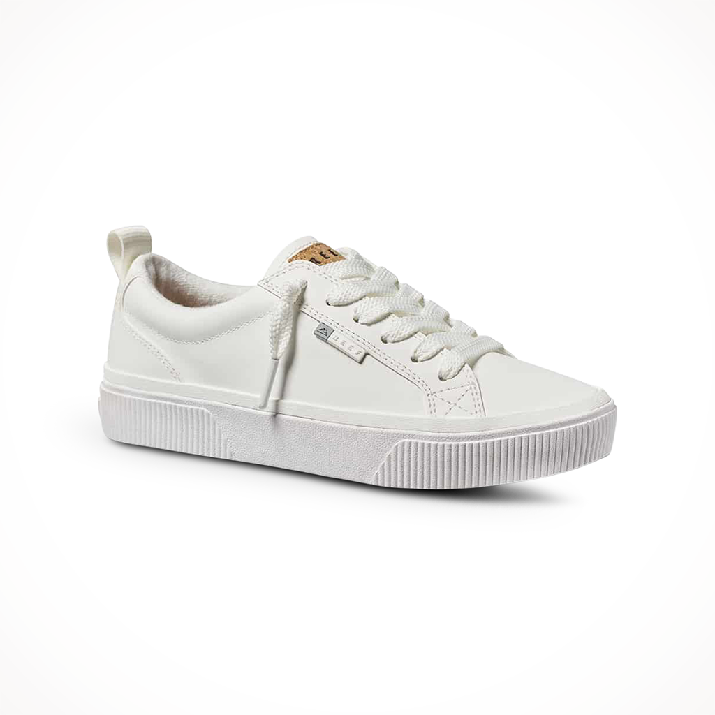 Product image: Reef Lay Day Down White L Eather Womens 2024, shown in primary marketing view.