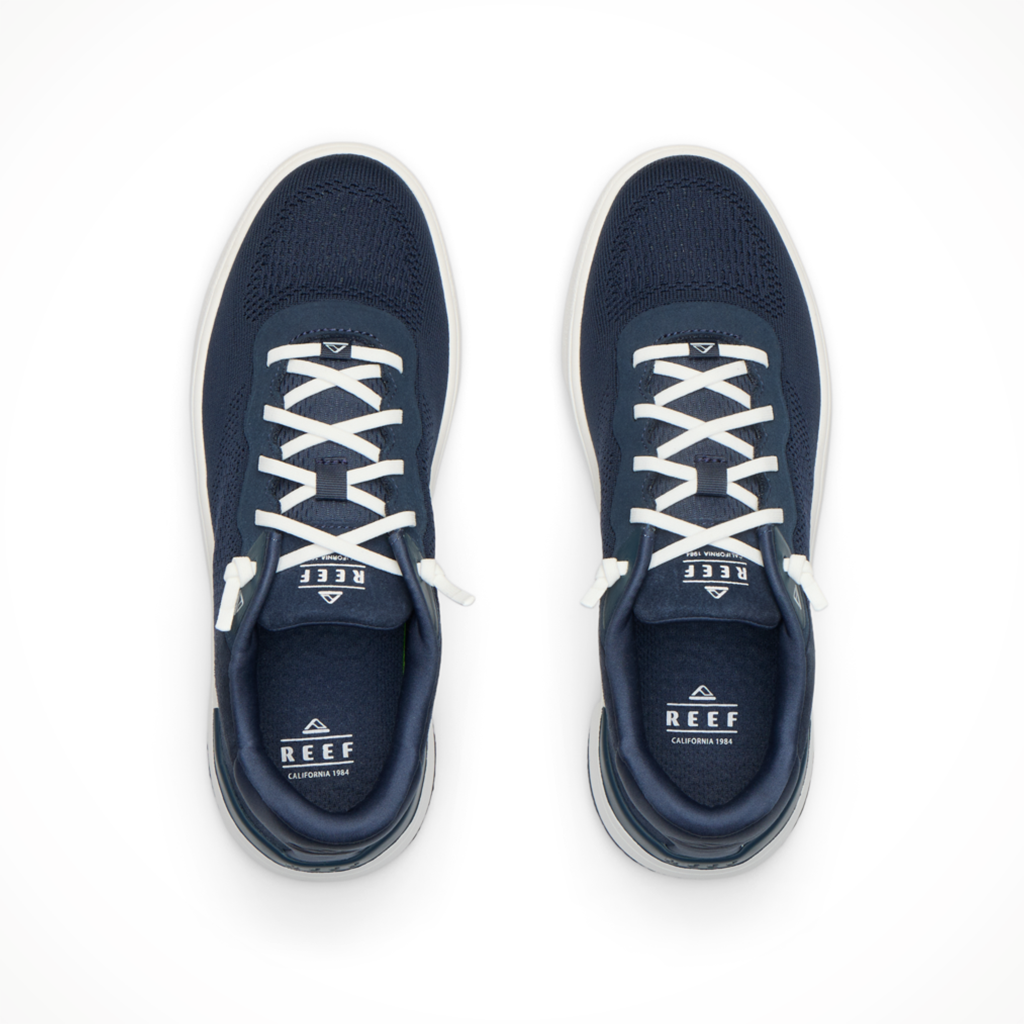 Product image: Reef Shoreline Del Mar Navy Mens 2026, shown from above.