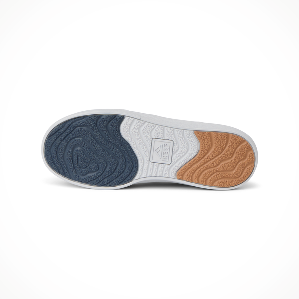 Product image: Reef Swellsole Pacific Navy Mens 2026, showing the bottom view.